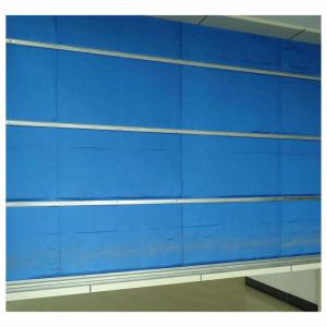 Double Track Fire Roller Curtain With Class A Fire Rating For Polymer Doors