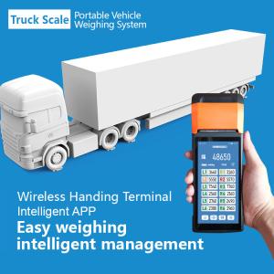 Portable LED Display Truck Scale Weighs Up To 12.5kg -10.C To 40.C Lithium Battery IP65 Protection Level