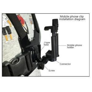 Rotatable Smartphone Chest Mount Harness Strap Holder