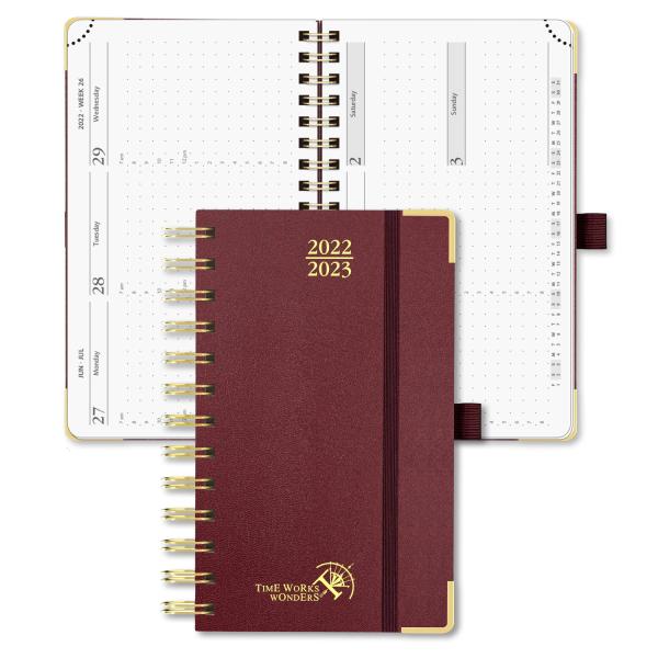 Quality Hardcover 4.33'' X 6.69'' Weekly Academic Planner Vertical Inner Page wholesale