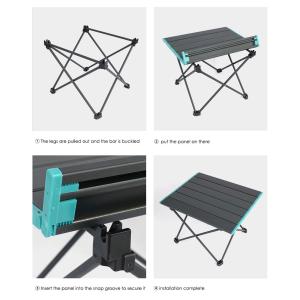 Aluminum Square BBQ Folding Camping Table With Carry Bag