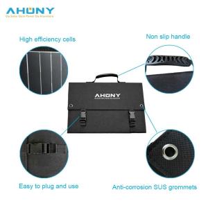 100w Dual Usb Folding Solar Blanket 12V Foldable Solar Power Charger For