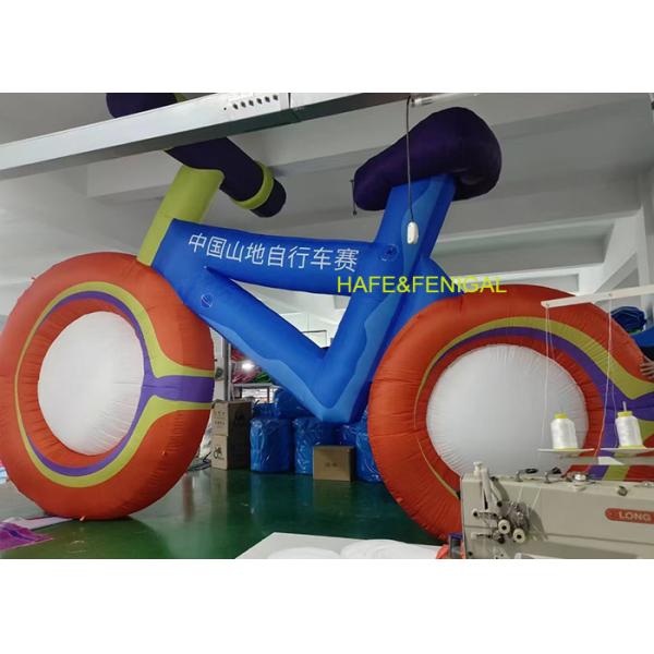 Customized Creative Inflatable Bicycle Replicas For Sports Event Promotion