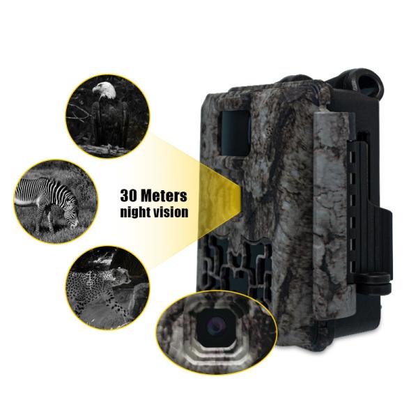 Quality Wildlife Trail Camera No Glow 30MP Image 1080P Video Waterproof IP67 up to 512GB Storage Competitive Price Hunting Camera wholesale