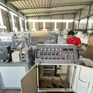 Single Screw Extruder Single Wall Corrugated Pipe Machine For Plastic PE PVC PP