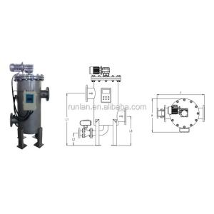 Nominal Pressure 1.0Mpa Liquid Filter with Full Automatic Self Cleaning