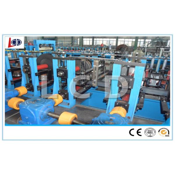 Blue Color Welded Pipe Production Line With High Cutting Accuracy New Condition
