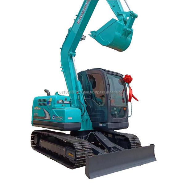 Used Kobelco SK75-8 Excavator from Japan with Original Hydraulic Valve and 0.5M³