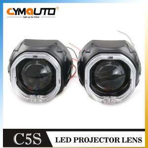 Crystal LED Headlight Shrouds RGB WRGB Bi Led Shrouds Decoration Masks