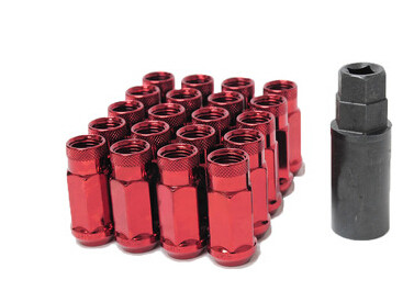 Quality 19 Hex Wheel Mate Monster Racing Lug Nuts Set 1 / 2" , Open End Lug Nuts wholesale