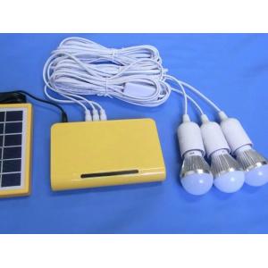 Cheap solar power system 3W solar system with lithium battery for solar home LED light for sale