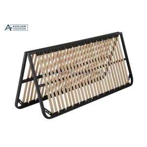 Double Modern Solid Wood Foldable Platform Bed Frame