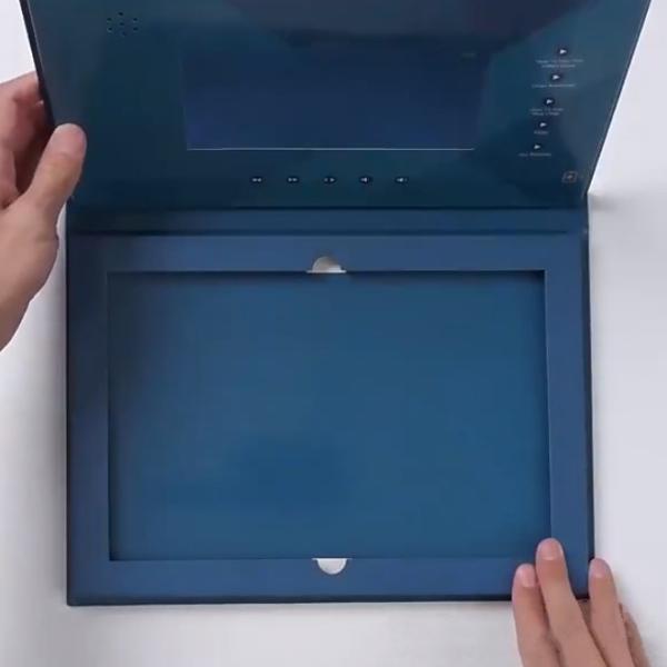 Quality 4.3 Inch Video Booklet with Hardcover Flip Design and Custom EVA Insert for Brochures wholesale