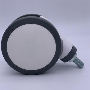 Swivel Thread Medical PU Caster Wheel 3" For Hospital Bed