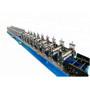 Iron Steel Downpipe Roll Forming Machine / Half Round Pipe Making Machine