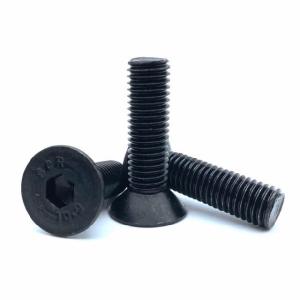 Black High Strength Grade 10.9 Hexagon Socket Countersunk Head Bolt DIN 7991 M2