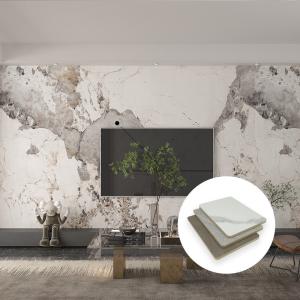 Glossy Marble Bamboo Charcoal Board Veneer Wall Panel Carbon Crystal Plate for