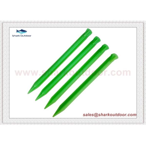 Quality 30cm Longer bold environmental plastic tent peg/flat nails wholesale