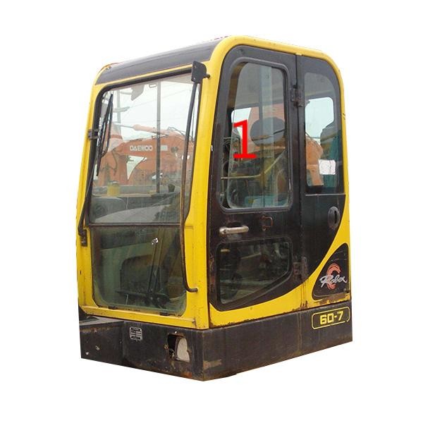 Quality Windshield HYUNDAI Front Glass Excavator Cabin Digger Window Replacement wholesale
