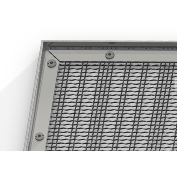 Quality Stainless Steel Decorative Wire Mesh With Aluminum Alloy Frame For Window Screen wholesale