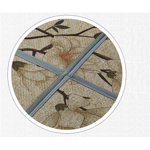 Ice Silk Floor Carpet Rug Living Room Rattan Floor Runner For Cool Summer