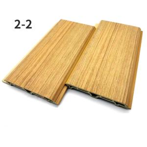Recycled WPC Wood Cladding Composite Slatted Cladding Board Various Colors