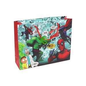 Disposable Carrier Retail Shop Bags Drawstring Sealing / Handle Custom Size