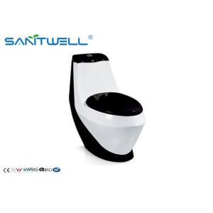 China Porcelain ONE Piece Toilet  Standard WC 780*400*760 Mm SWC411 With CE Certification on sale