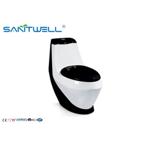 Quality Porcelain ONE Piece Toilet  Standard WC 780*400*760 Mm SWC411 With CE Certification wholesale