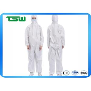 Cheap Waterproof 30gsm 70gsm PP Non Woven Disposable Coverall for sale