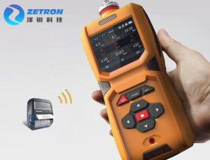 Cheap IP67 O2 Monitor MS600 6 Gas Analyzer Built In Pump With Large Display Screen Orange for sale