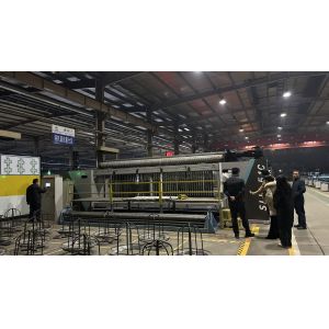 Cheap High Output Automatic Gabion Mesh Machine PLC Control Easy Operate for sale