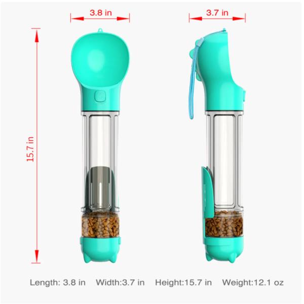 500ML Portable Dog Water Bottle Dispenser Puppy Portable Dog Drinker