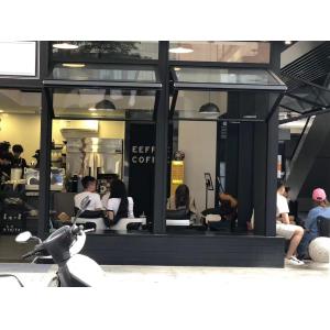 Interior Courtyard Folding Window Connection Enabling Climate-Controlled Access