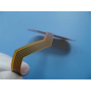 Polyimide FPC Keypad Connector Flexible2 layer FPC at 0.2mm thick