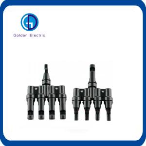 Dust Resistance Solar MC4 Connector Easy installation For Photovoltaic Branch T
