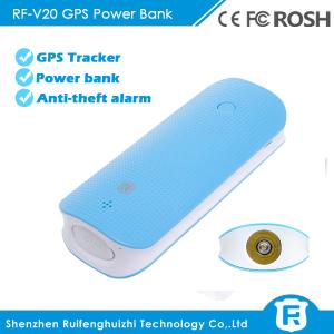 Super longtime standby anti-lost gps tracker device power bank with magic tape