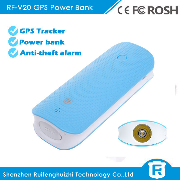 Reachfar rf-v20 super long time standy personal magnetic gps tracker power bank