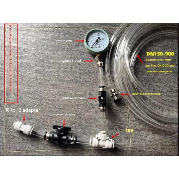 Sewage Pipe Plugging Airbag Inflatable Rubber Water Stop Plugging Thickening