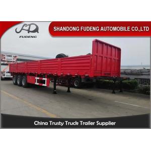 China 60T Transport Dry 3 Axles Cargo 40ft Semi Trailer on sale
