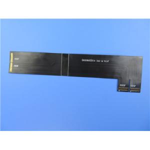 Cheap Double Layer Flexible PCB With Black Solder Mask for sale