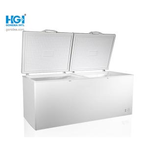 China Gonidea Folding Door R134a 818 Liter Deep Chest Freezer Electric PCM White on sale