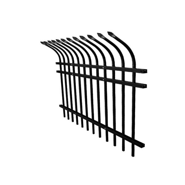 Quality Euro Garden Metal Dip Galvanised Plastic Coated Wrought Iron Garden Fencing wholesale