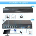 SD Card Data Storage Options Double Light Source Full-Color Network Camera for