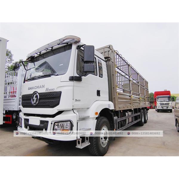 Shacman 6x4 Lorry Heavy Duty Cart Fence Transport Dump Truck High Fence Cargo Truck