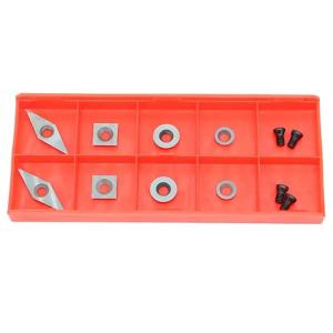 8pcs Tungsten Carbide Cutter Inserts For Wood Lathe Turning Tools