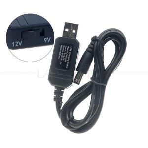 High Quality USB 5v to 9v 12v Step up DC Power Cord Booster Cable for Router