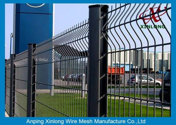 Quality Fashionable 3D Curved Welded Wire Mesh Fence For Private Ground / Transit wholesale