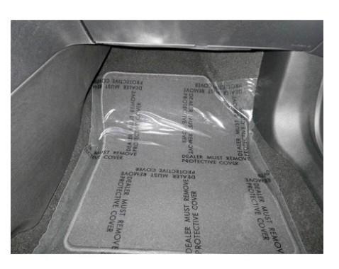 Quality Sticky 53.34cm 4 Mil Carpet Protection Roll Textured Anti Slip Finish wholesale