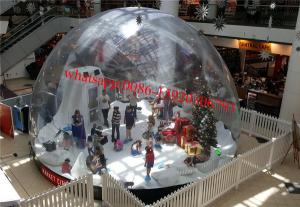 China market city inflatable snow globe , giant inflatable snow globe , dubai plastic snow globe on sale